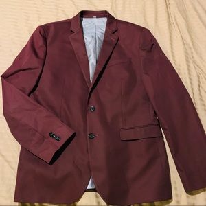 Express men’s maroon photographer jacket 42R